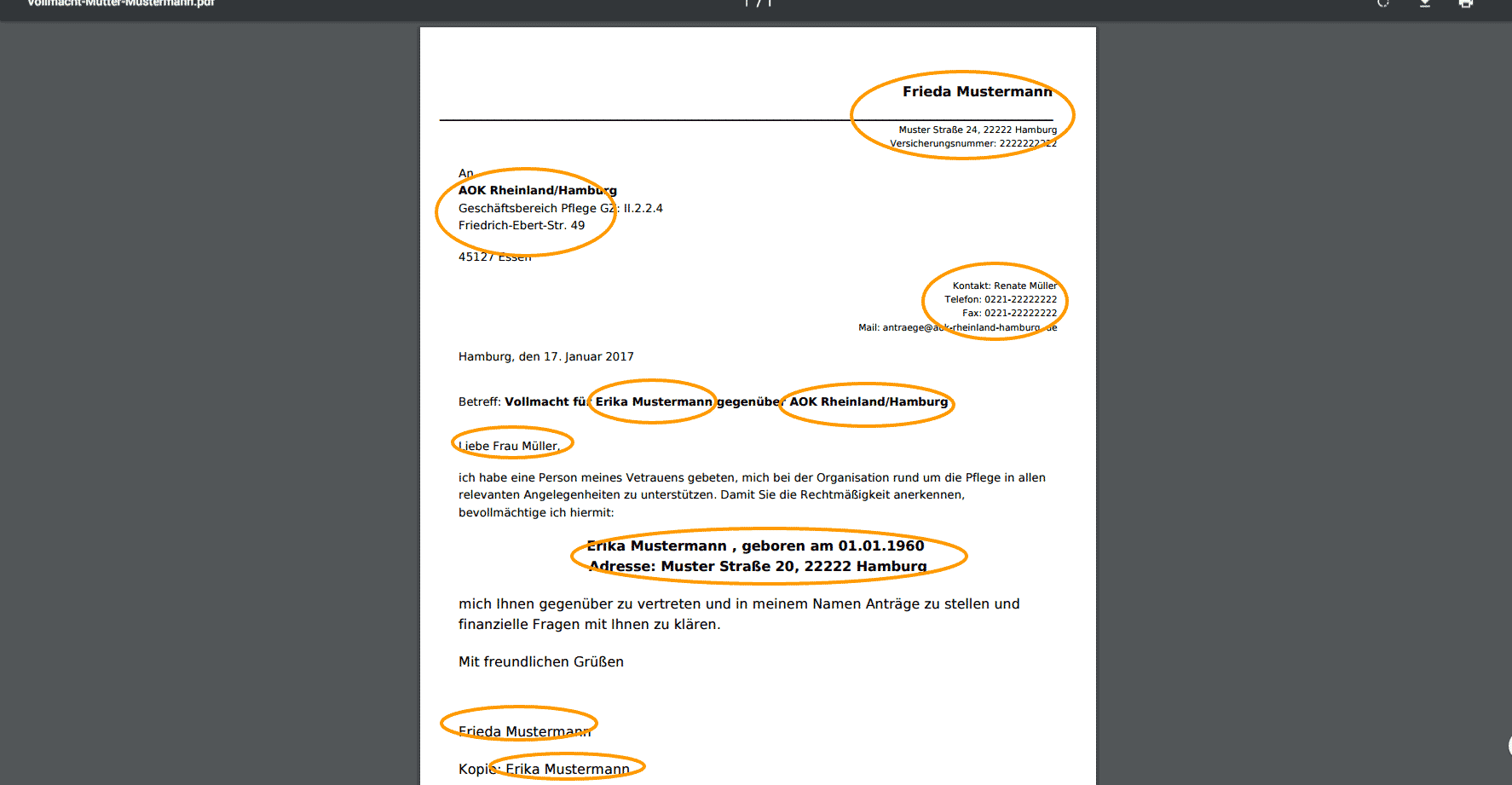 Aok Vollmacht Formulare : Herzlich Willkommen In Der Aok Rheinland Hamburg Die Gesundheitskasse Pdf Kostenfreier Download